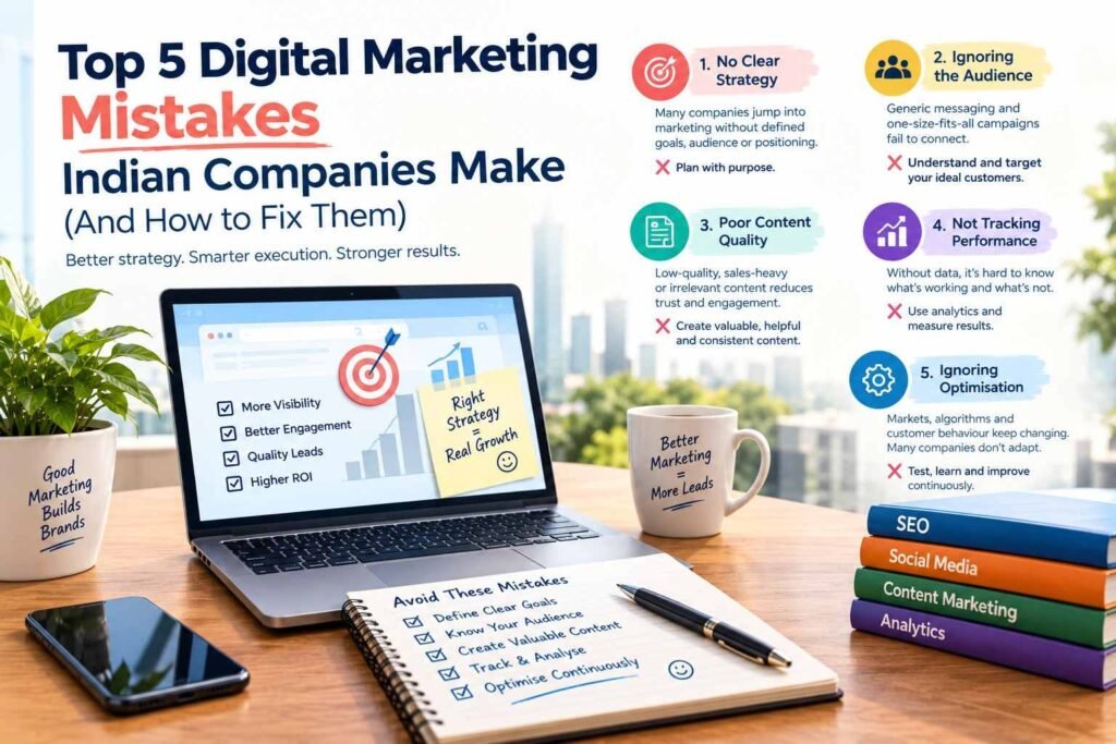 digital marketing mistakes indian companies